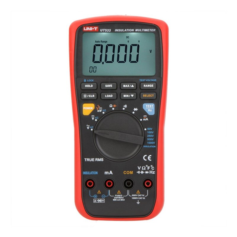 UNI-T UT533 izolasyon Megeri True RMS Multimetre, Test Cihazı