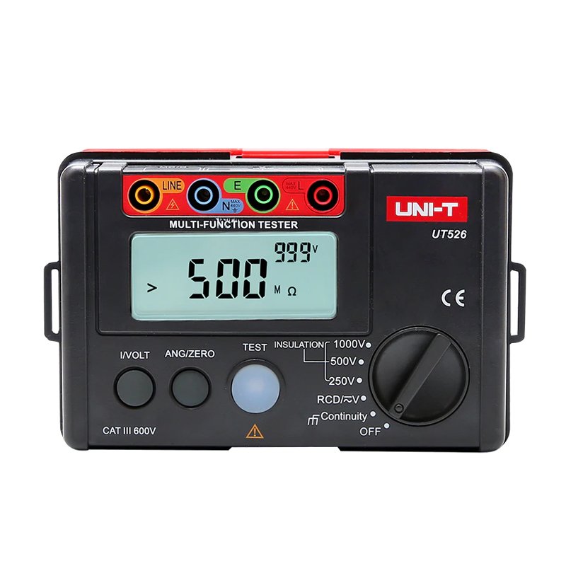 UNI-T UT526 Kaçak Akım ve Çok Fonksiyonlu Meger, Test Cihazı %40