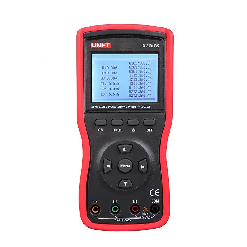 Unit UT267B Dijital Akıllı 2/3 Fazlı Fazmetre