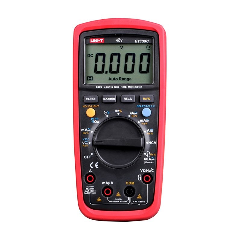 Uni-T UT139C True RMS Dijital Multimetre, Ölçü Aleti