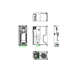Control Techniques 2,2 Kw Sürücü 5,6 A, 3 HP Kontrol Teknik