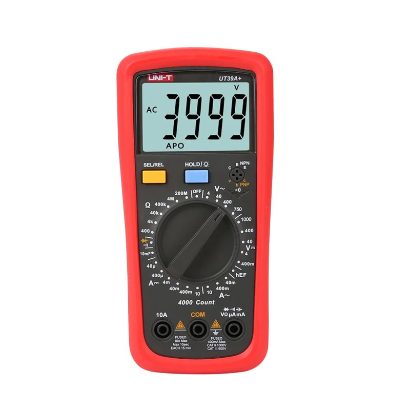 Uni-T UT39A+ Dijital Multimetre, Ölçü Aleti