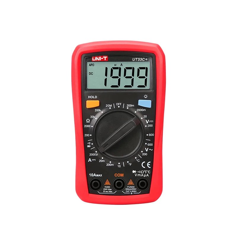 Uni-T UT33C+ Dijital Multimetre, Ölçü Aleti
