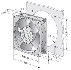 Ebm Papst 4656Z Aksiyel Kompakt Fan 4656 Z