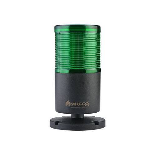 1 Katlı Döner - Buzzer Işık Kolon Işık 220V AC SNT-7012-DB1 Yeşil