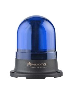 Ledli Tepe Lambası Sabit Buzzer 220 V AC SNT-725-SB Yeşil