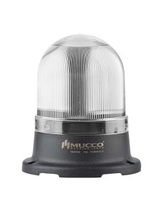 Ledli Tepe Lambası Flaşör Buzzer 220V AC SNT-725-FB Beyaz