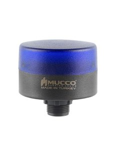 Somun Bağlantılı Sabit Flaşör Çakar Mini Tepe Lambası 12-24V AC/DC SNT-SM715 Sarı