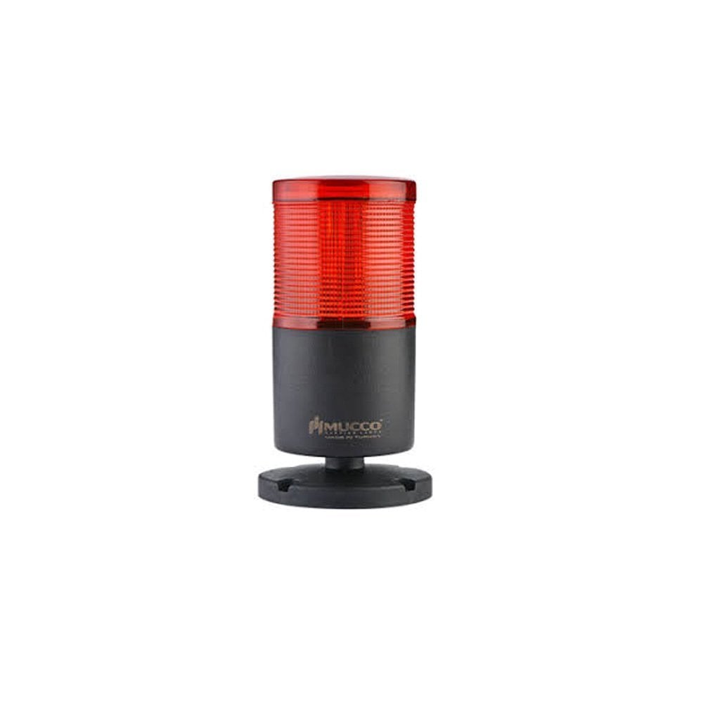 1 Katlı Döner - Buzzer Işıklı Kolon 12-24V AC/DC SNT-7013-DB1