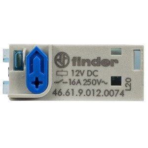 46.61.9.012.0074 (4661 12V DC LEDLİ FİNDER RÖLE)