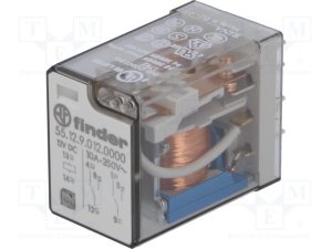 55.12.9.012.0000 (5512 2 CO 10A 12V DC İĞNE AYAK RÖLE)