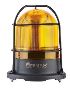 5 Modlu Üniversal Kafesli Buzzerlı Tepe Lambası 85-260V AC/DC SNT-125-B-KFS Yeşil