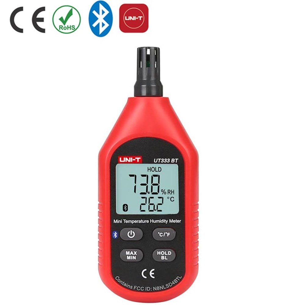 UNİ-T UT333BT Bluetooth Mini Sıcaklık - Nem Ölçüm Cihazı