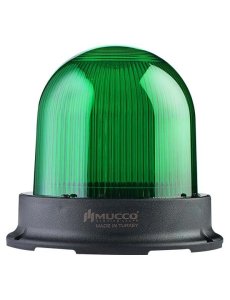 5 Mod Buzzerlı Tepe Lambası 12-24V AC/DC SNT-1215-B Kırmızı