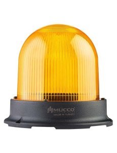 5 Mod Buzzerlı Tepe Lambası 85-260V AC/DC SNT-1225-B Beyaz