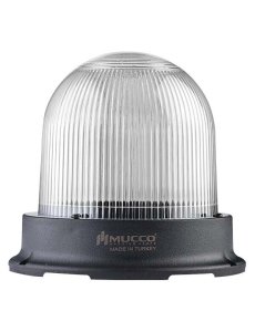 5 Mod Buzzerlı Tepe Lambası 85-260V AC/DC SNT-1225-B Beyaz