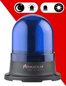 5 Mod Sensörlü Tepe Lambası 85-260V AC/DC - SNT-925-ND Kırmızı