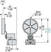 XCKP2139P16 Açısal Hareketli Makaralı Kollu Limit Siviç - Switch