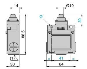 XCKM110 Metal Pimli Dikey Hareketli Limit Siviç