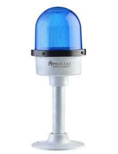 Çakar Döküm Tepe Lambası 12-24V AC/DC SNT-DU12513 Mavi