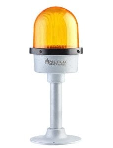 Çakar Döküm Tepe Lambası 85-260V AC/DC SNT-DU12522 Sarı