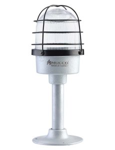 Çakar Kafesli Döküm Tepe Lambası 85-260V AC/DC SNT-DU12522-KFS Beyaz