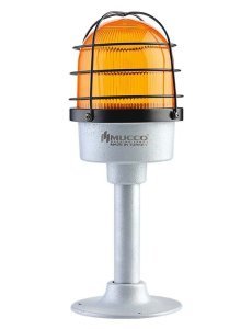 Çakar Kafesli Döküm Tepe Lambası 85-260V AC/DC SNT-DU12522-KFS Beyaz