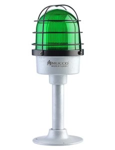 Çakar Kafesli Döküm Tepe Lambası 85-260V AC/DC SNT-DU12522-KFS Yeşil