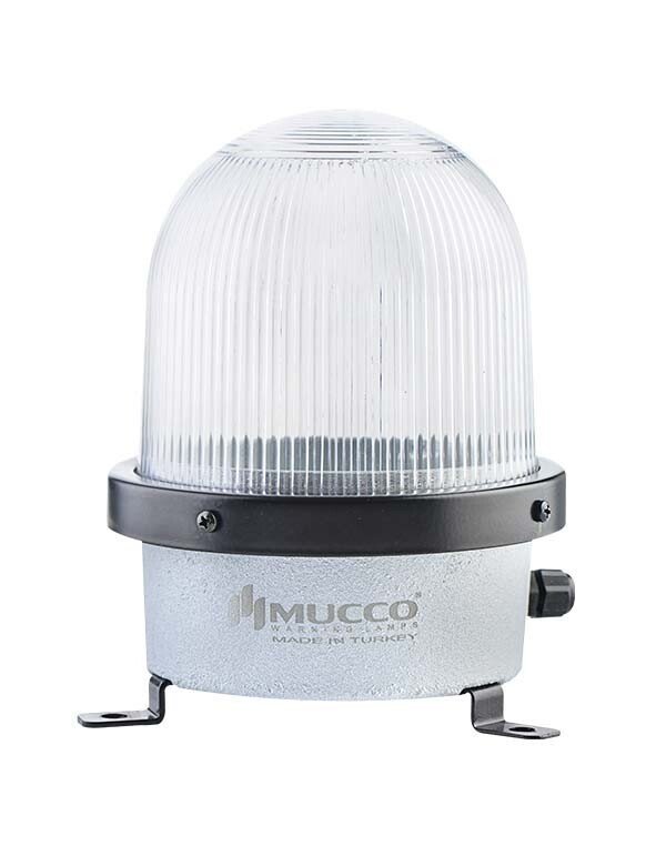 Çakar Döküm Tepe Lambası 12-24V AC/DC SNT-D12513 Beyaz