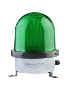 Buzzerlı Çakar Döküm Tepe Lambası 85-260V AC/DC SNT-D12522-B Yeşil