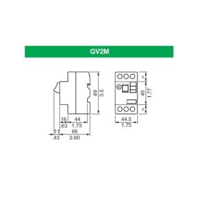 GV2ME16 Schneider Motor Koruma Şalteri 9.0 - 14.0 a GV2-ME16
