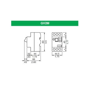 GV2ME20 Schneider Motor Koruma Şalteri 13.0 - 18.0 a GV2-ME20