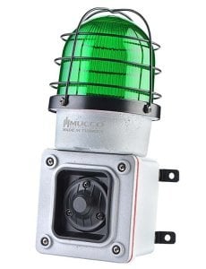 7 Sesli ışıklı Döküm Korna 48V DC SNT-ES12548-D Mavi