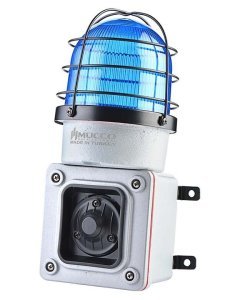 7 Sesli ışıklı Döküm Korna 85-260V DC SNT-ES12522-D Kırmızı