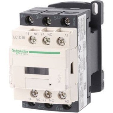 LC1D18M7 18A (7,5 KW) 220VAC Bobinli Trifaze Güç Kontaktörü
