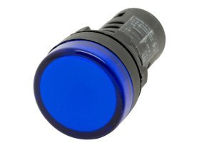 22mm Mavi Ledli Sinyal Lambası 220V AC GWEST 40 Adet